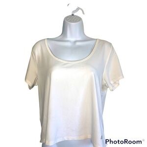 Marika cross back scoop neck workout top